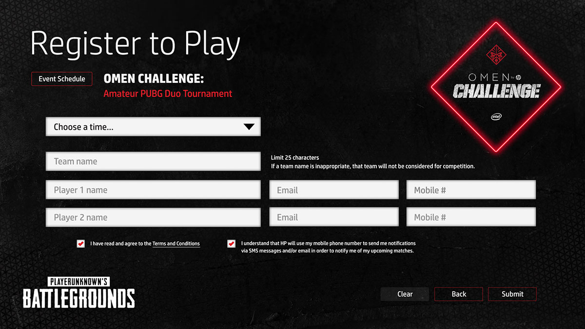 eSports Tournament Registration, Admin & Leaderboard apps