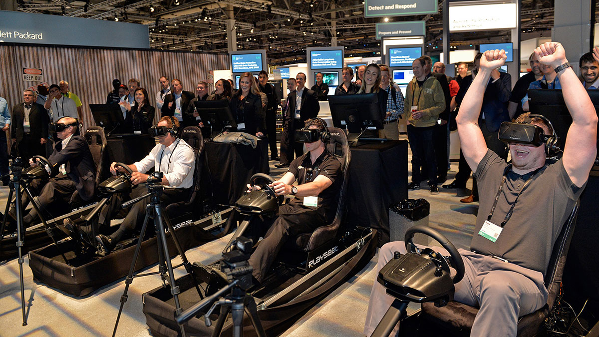 Virtual Reality racing game